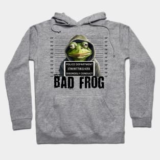 Bad Frog, Kermit mugshot Hoodie